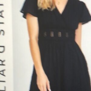 Altar’d State Black Boho Mini Dress Size S